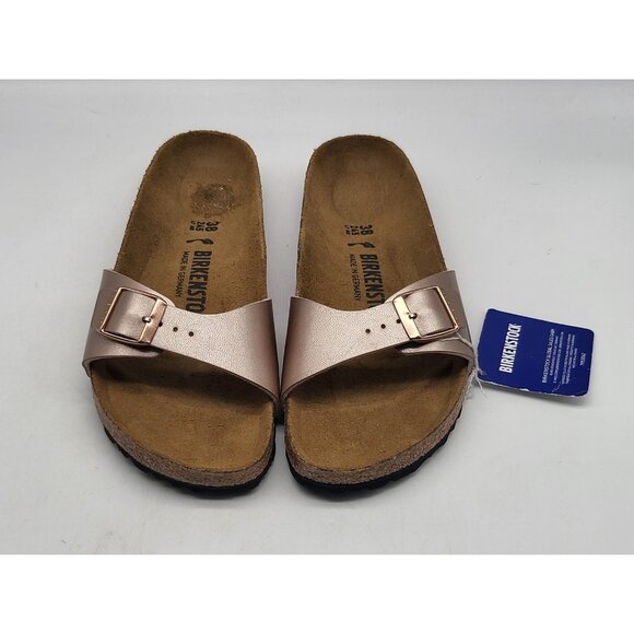 Birkenstock Madrid Big Buckle Shoes Womens Size 38 Slide Sandals Made in Germany - Picture 2 of 10